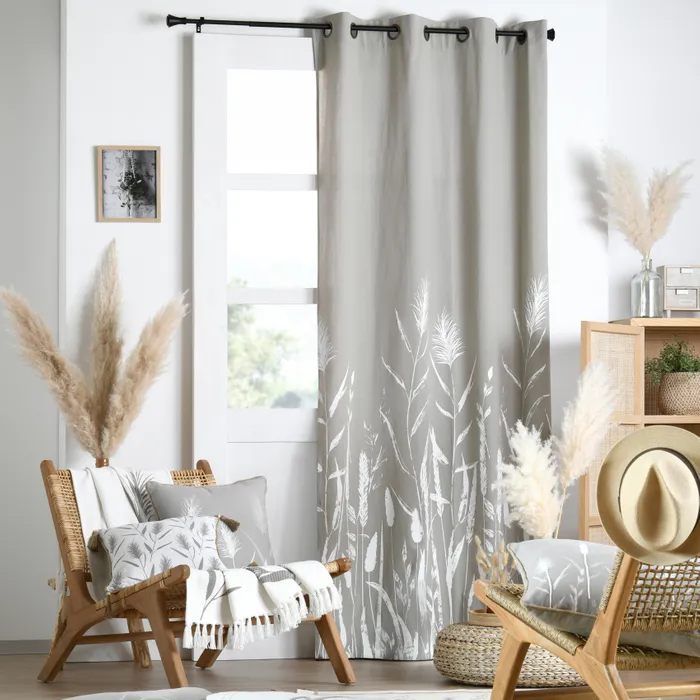 PAMPA CURTAIN - NATURAL - 140X260 CM