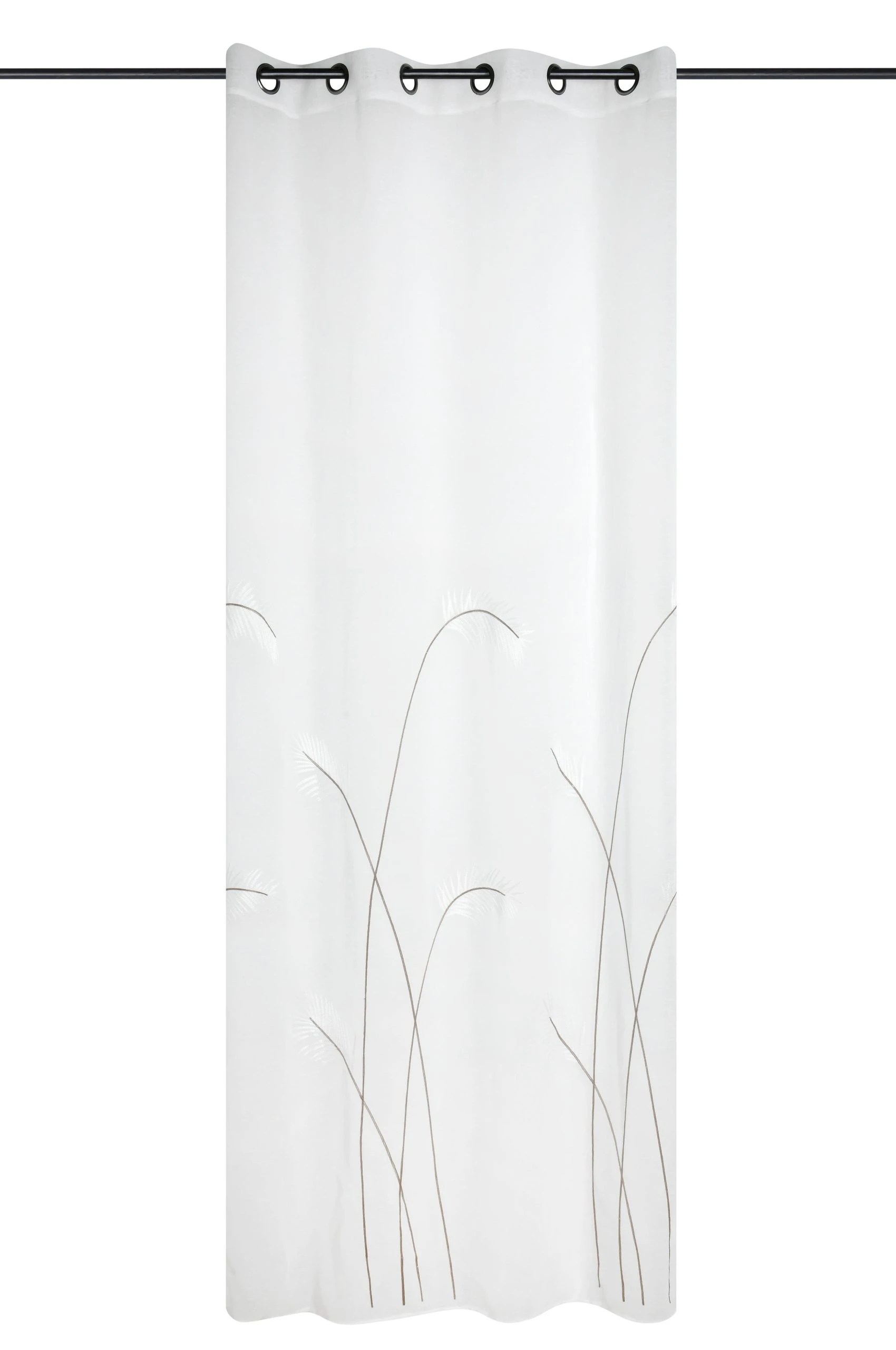 PAMPA SHEER CURTAIN - WHITE - 140X260 CM