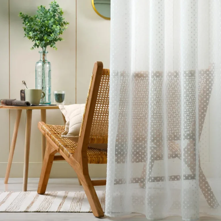 ARMAND SHEER CURTAIN - WHITE - 135X260 CM