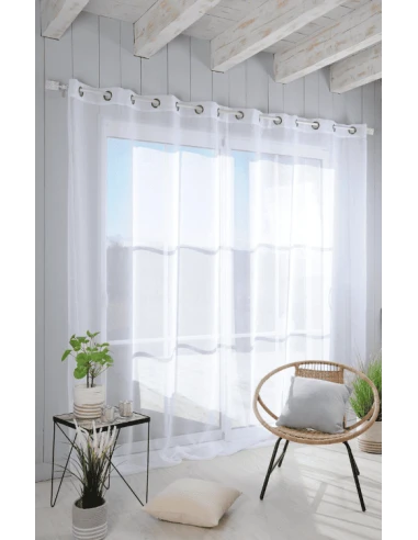 MONNA SHEER CURTAIN - WHITE - 300X260 CM