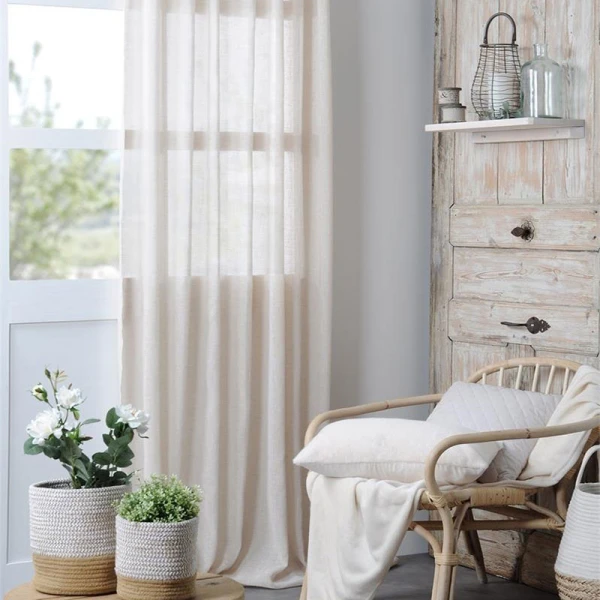 MADRID SHEER CURTAIN - NATURAL - 140X280 CM