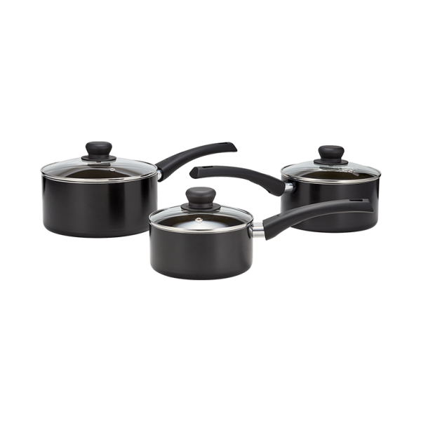 JUDGE RADIANT ESSENTIALS 3-PIECE NON-STICK SAUCEPAN SET