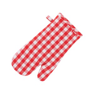 JUDGE TEXTILES OVEN GLOVE - RED CHECK