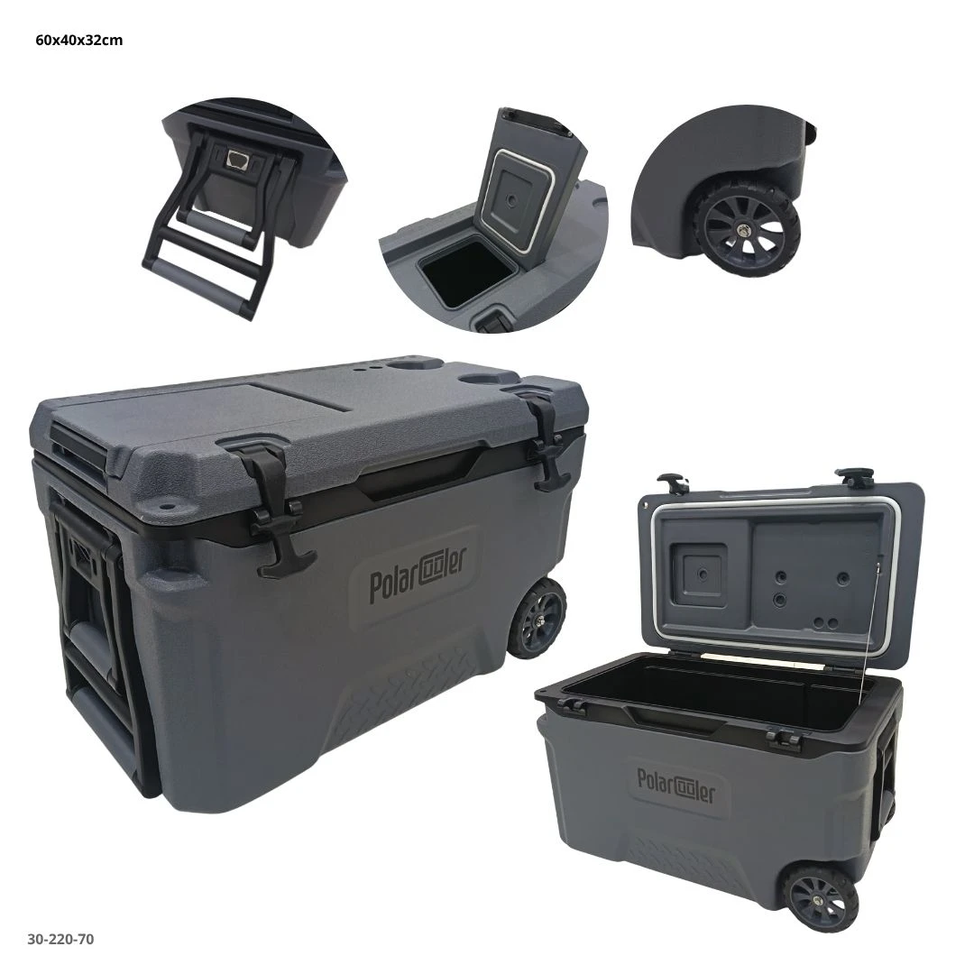 DARK GRAY COOLER WITH WHEELS 3