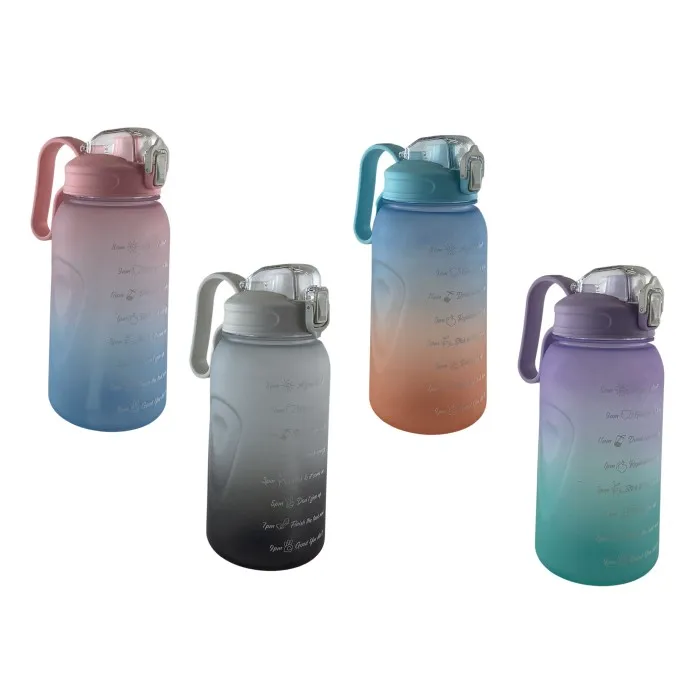 PLASTIC WATER BOTTLE - ASSORTED - 2000ML