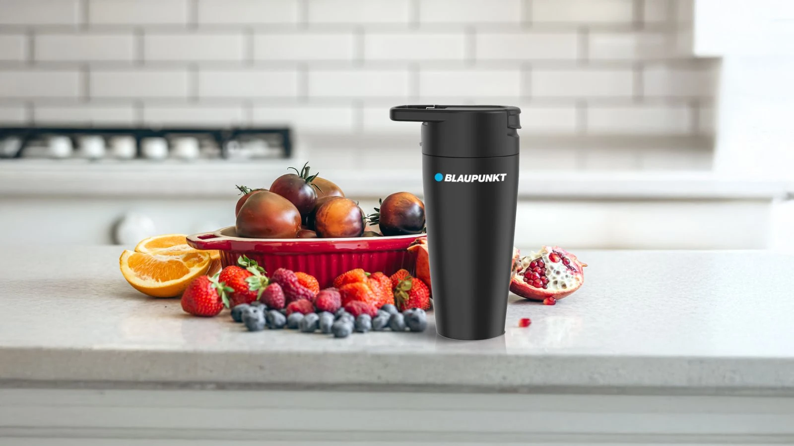 BLAUPUNKT 2 IN 1 PORTABLE BLENDER & INSULATED TUMBLER