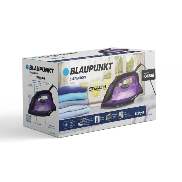 BLAUPUNKT STEAM IRON - PURPLE