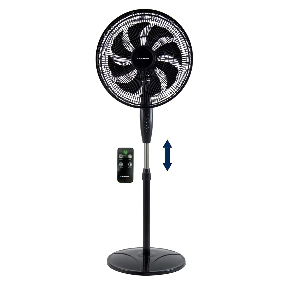BLAUPUNKT 18" HIGH VELOCITY STAND FAN WITH REMOTE - BLACK