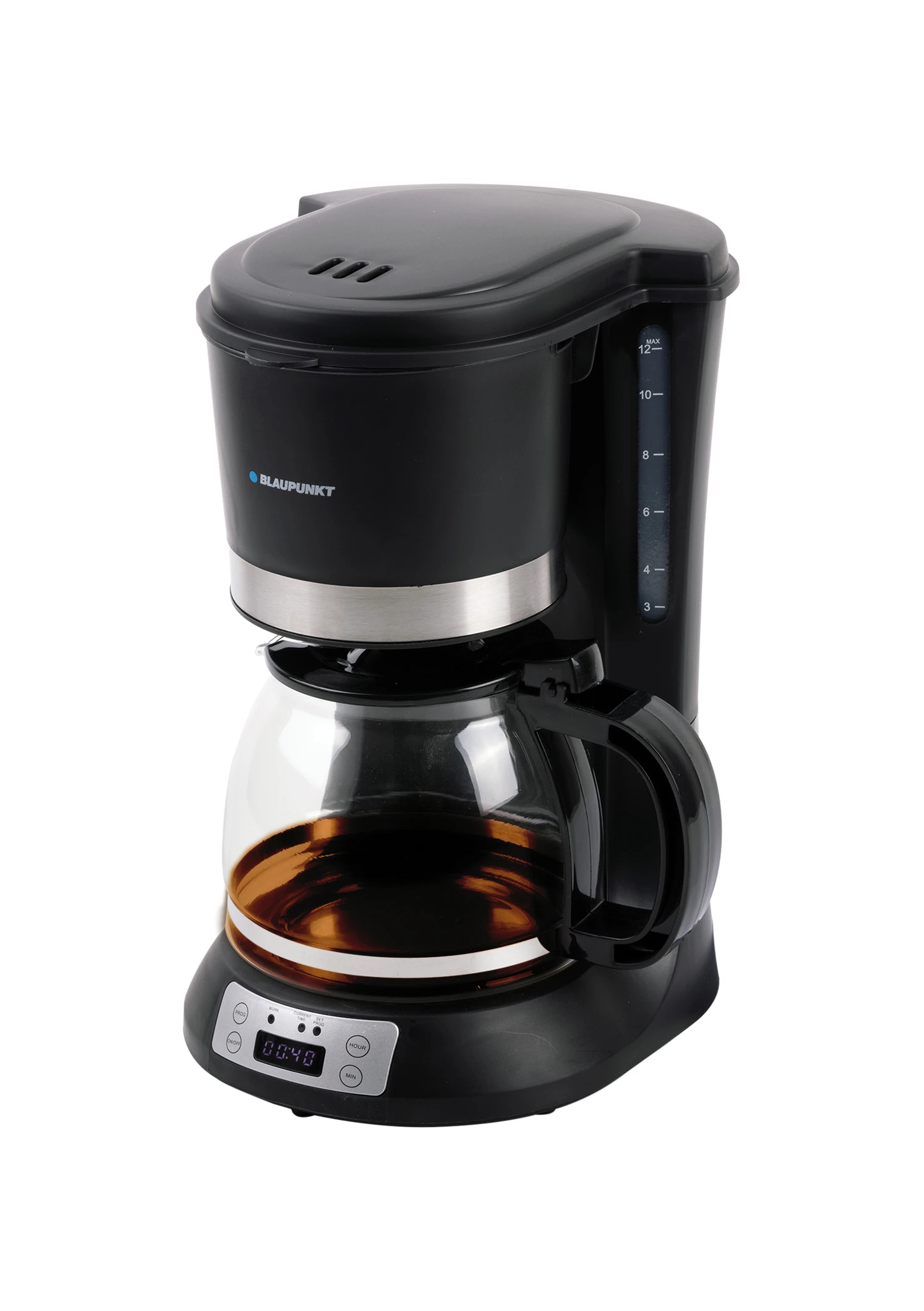 BLAUPUNKT 1.2L COFFEE MAKER - 900W - BLACK