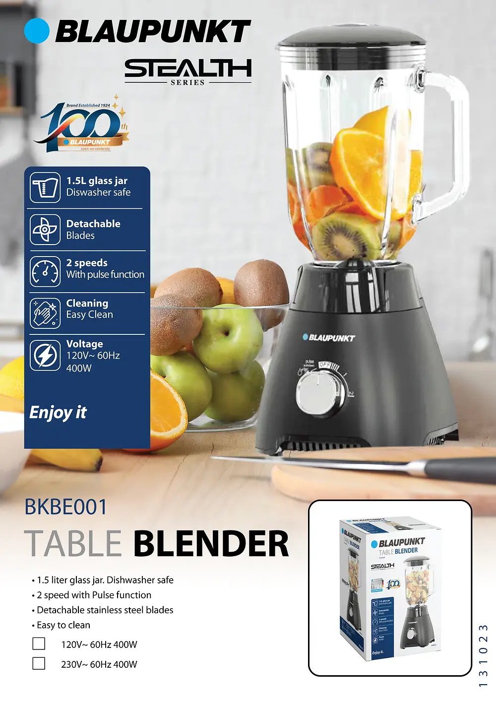 BLAUPUNKT TABLE BLENDER - 1.5 L