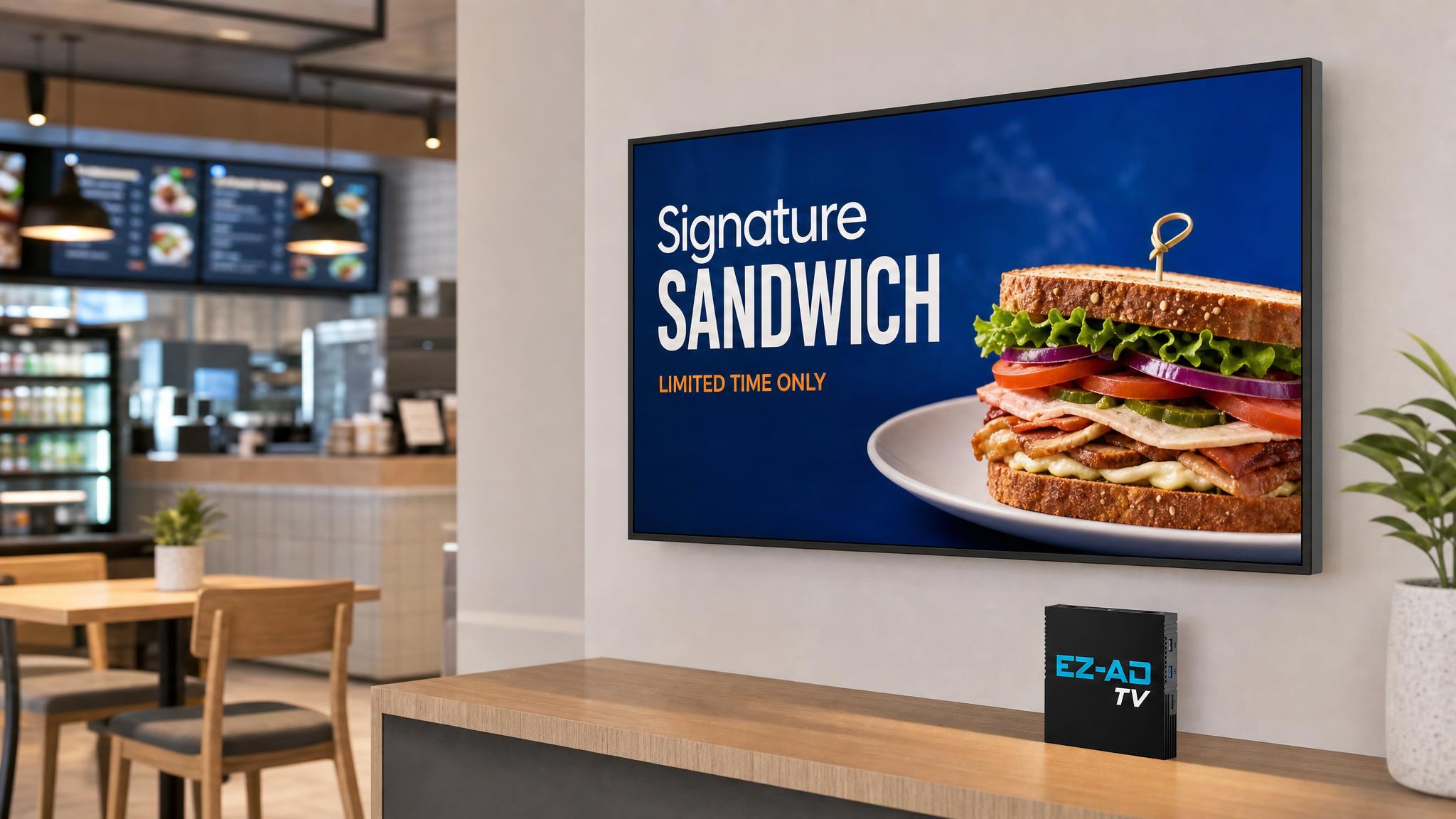 Why digital signage for franchises is a game changer
