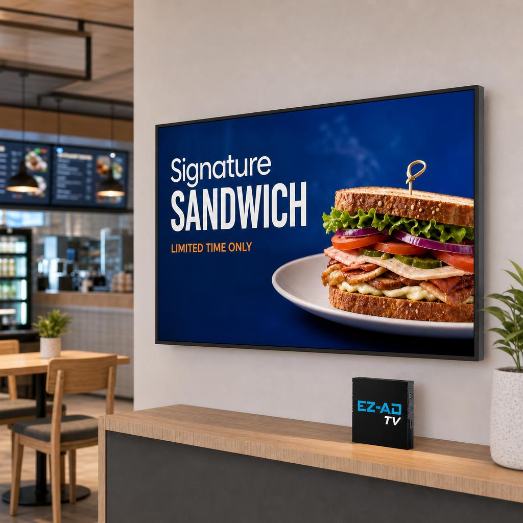 Why digital signage for franchises is a game changer