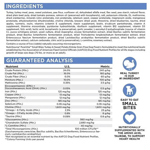 Limited Ingredient Turkey & Sweet Potato Entrée Grain-Free Dry Dog Food 25 lb