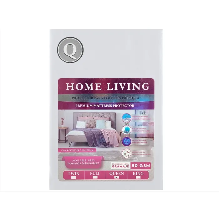 MATTRESS PROTECTOR - QUEEN - WHITE