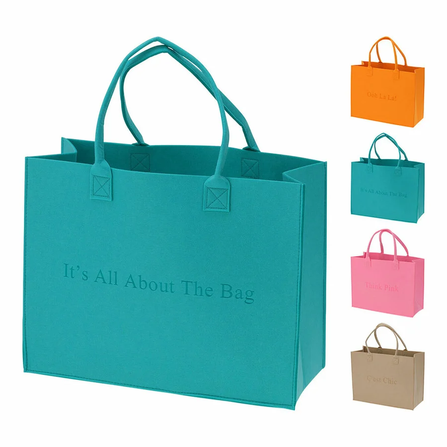 FELT TOTE BAG - 44X34CM