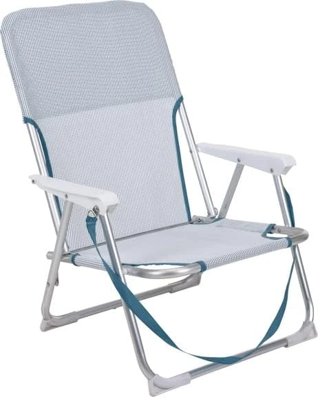 ALUMINIUM FOLDING CHAIR - DARK BLUE