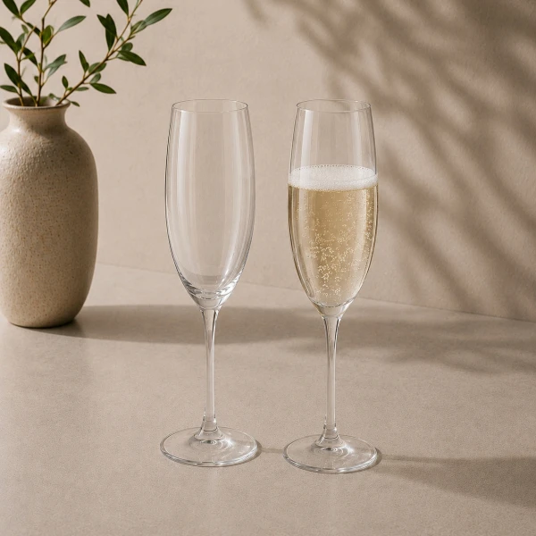 CHAMPAGNE GLASS SET 6 PIECE - 190ML