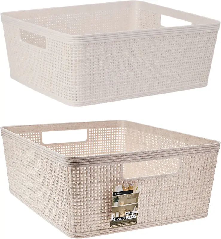 PLASTIC STORAGE BASKET - 350X290X130 MM