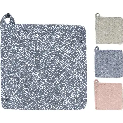 POTHOLDER 20X20CM - 3 ASSORTED COLOURS