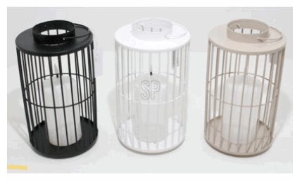 LANTERN WITH LED CANDLE - 26CM - ASSORTED COLOURS