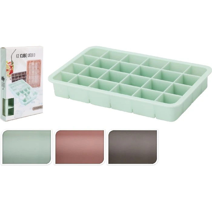 ICE CUBE MOULD TPE - 3 ASSORTED COLOURS