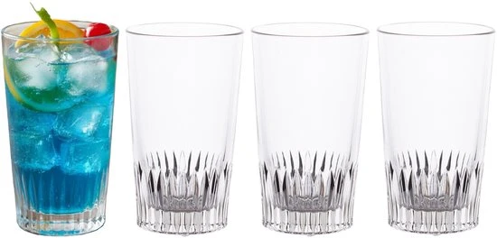 DRINKING GLASS SET - 410ML - 4 PIECES