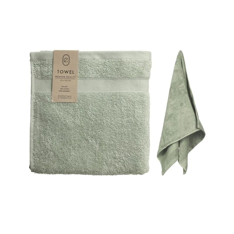 TOWEL - 50X100CM - LIGHT GREEN