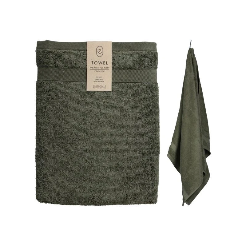 TOWEL - 70X140CM - ARMY GREEN