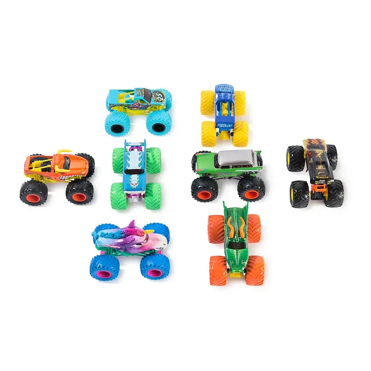 Official 1:64 Scale Die-Cast Monster Truck Assorted 2-Pack Set