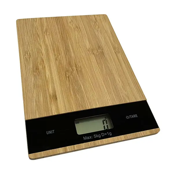 BAMBOO KITCHEN SCALE - 20X15CM