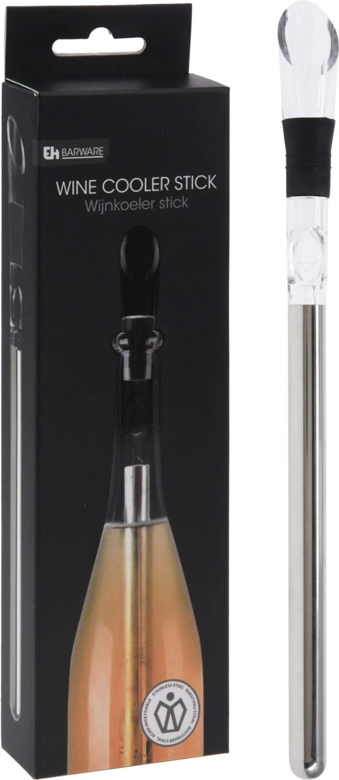 WINE COOLER STICK - STAINLESS STEEL