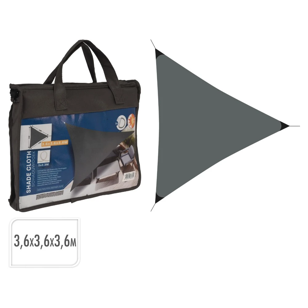 SHADE CLOTH - 360X360X360CM - GREY