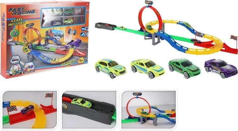 CAR RACING TRACK PLAY SET