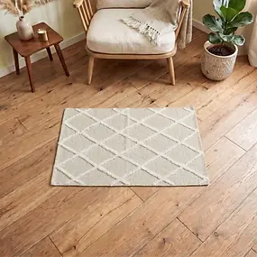 RUG - SERIAL WHITE - 60X90CM