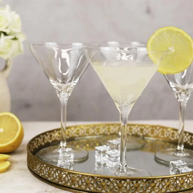 COCKTAIL MARTINI GLASS SET - 4 PIECES - 26CL