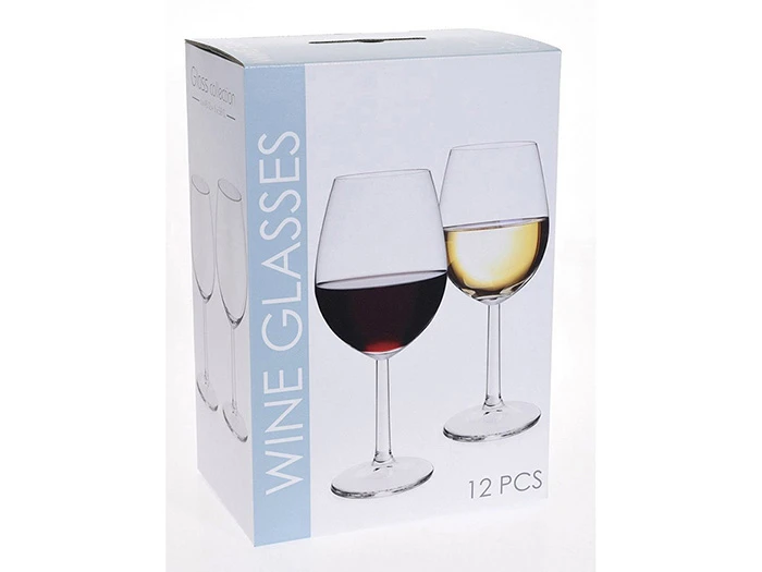 WINE GLASS SET - 12 PIECES