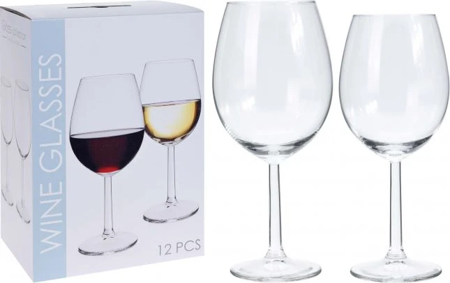 WINE GLASS SET - 12 PIECES