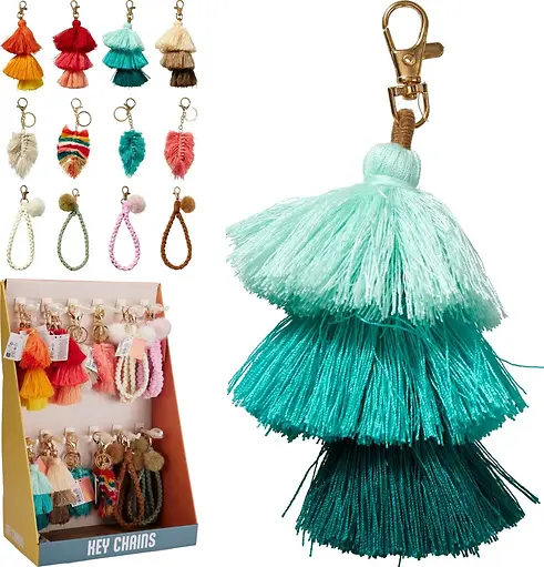 KEYCHAIN - 12 ASSORTED DESIGNS