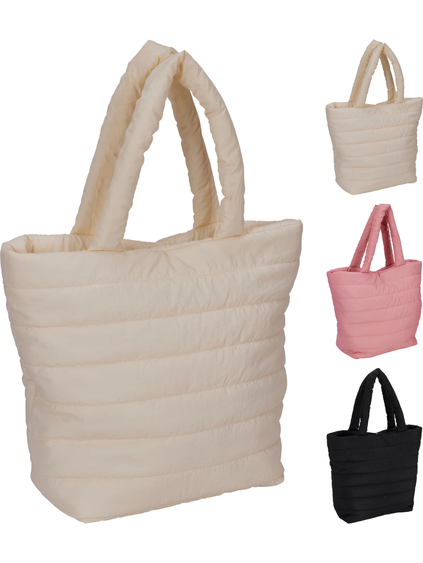 SHOPPER/SHOULDER BAG - MEDIUM - 3 ASSORTED COLOURS