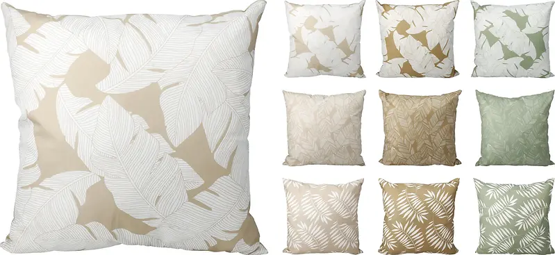 OUTDOOR CUSHION - 45X45M - 9 ASSORTED DESIGNS