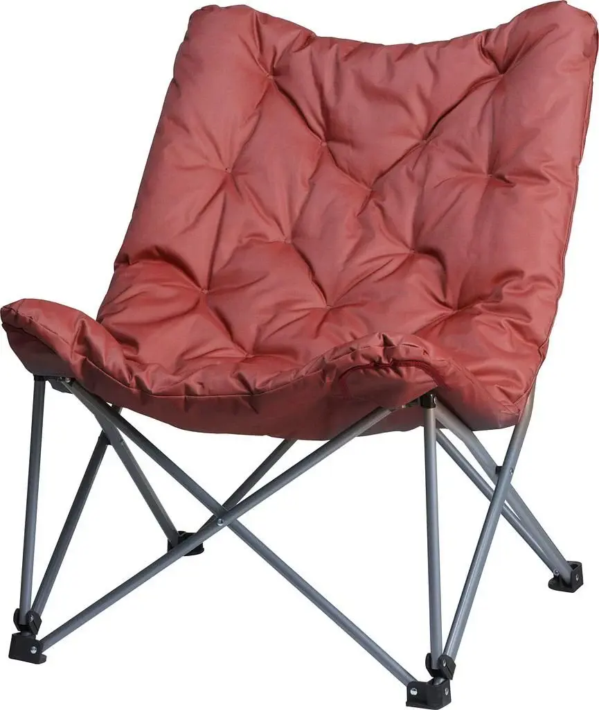 FOLDABLE CAMPING CHAIR WITH CUSHION