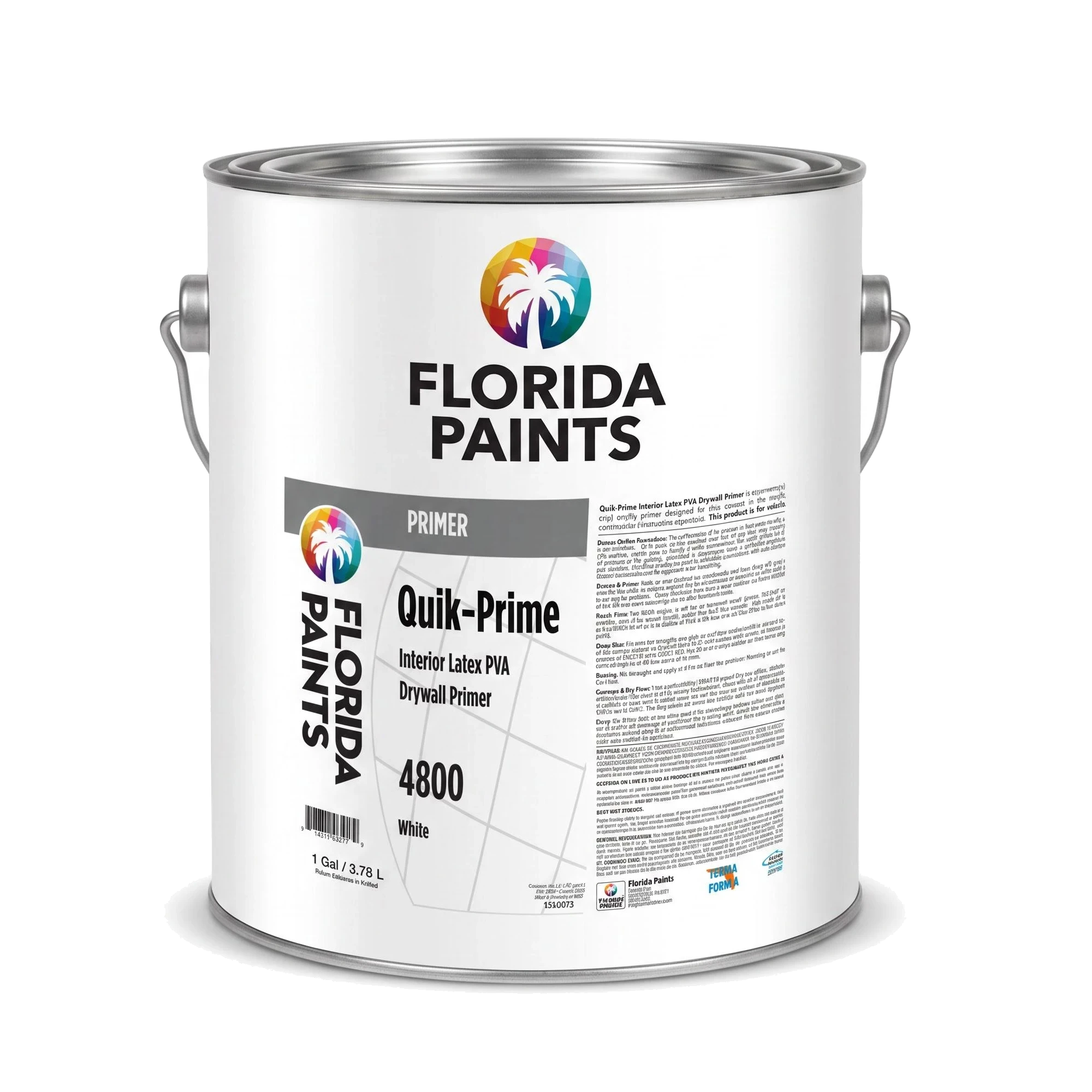 Quik-Prime Interior Latex PVA Drywall Primer - Flat