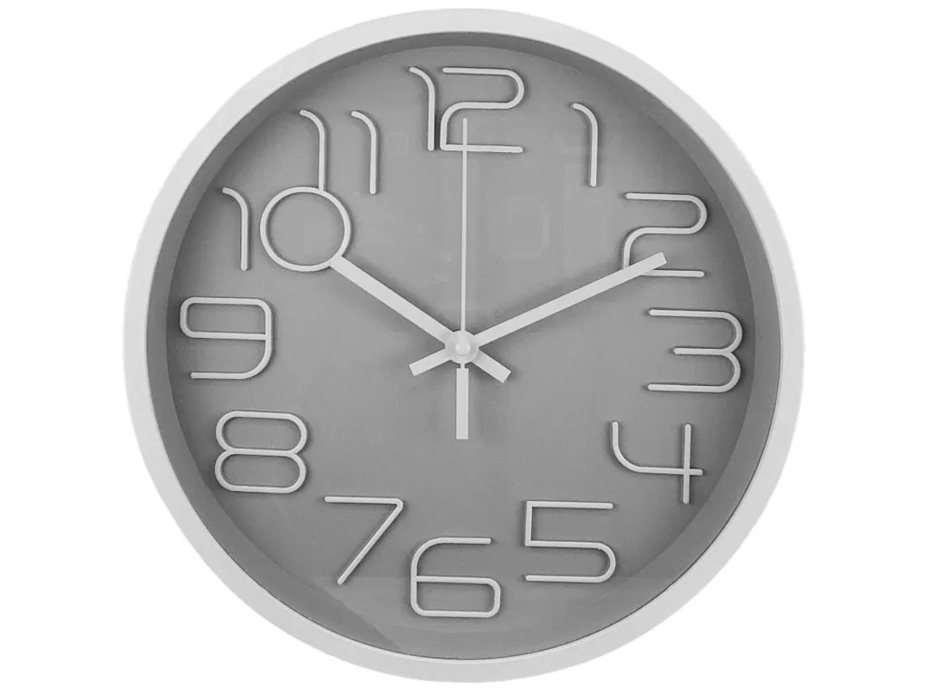 WALL CLOCK - 30 CM - GREY