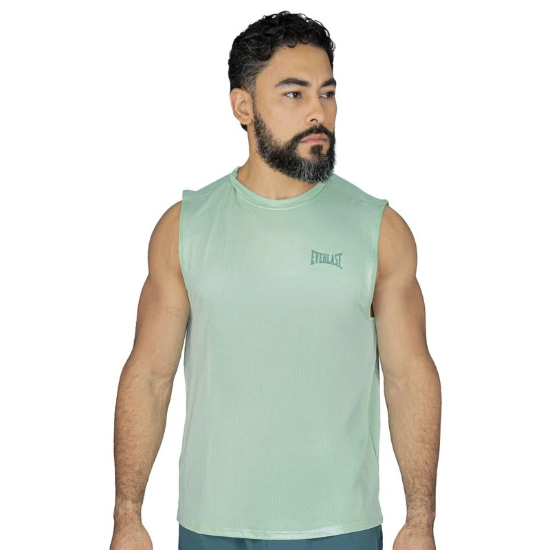 EVERLAST MEN TANK POL/SPX - GLACIER GREEN