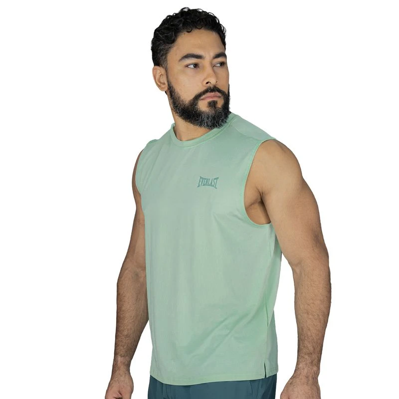EVERLAST MEN TANK POL/SPX - GLACIER GREEN