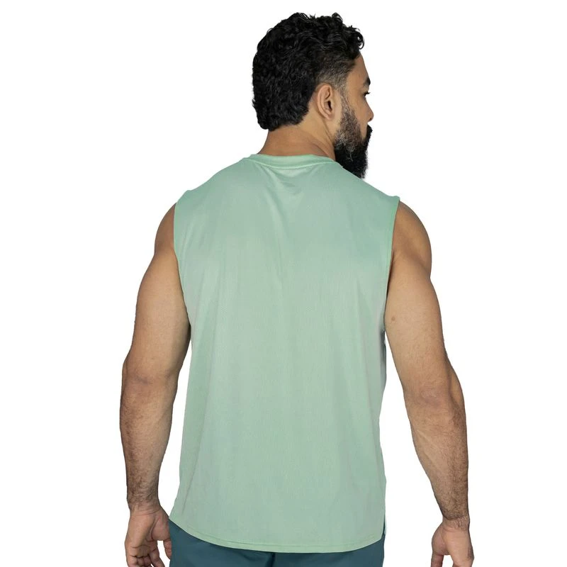 EVERLAST MEN TANK POL/SPX - GLACIER GREEN