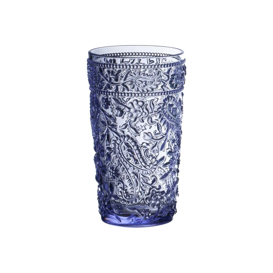 Acrylic Paisley DOF Tumbler 17 oz - Purple