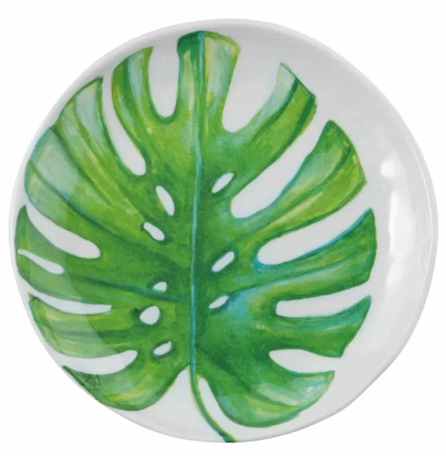 Monstera 9" Melamine Plate