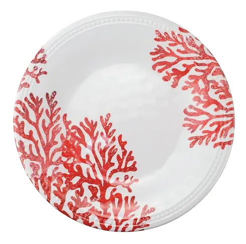 Red Coral, 8 1/2" Plate