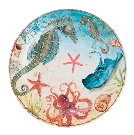 Seahorse, 11" Plate